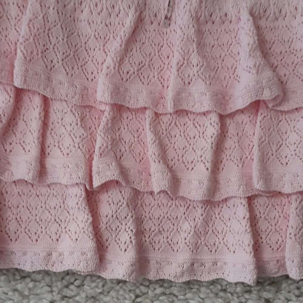 NEW LOVESHACKFANCY  Baudin Mini Skirt In Ballerina Pink Size XL - Picture 9 of 13